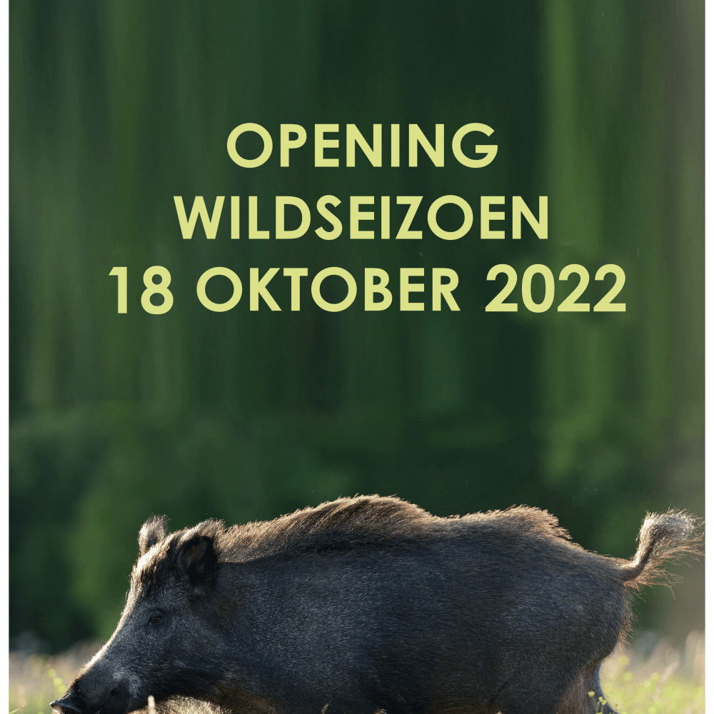 18 oktober opening wildseizoen 