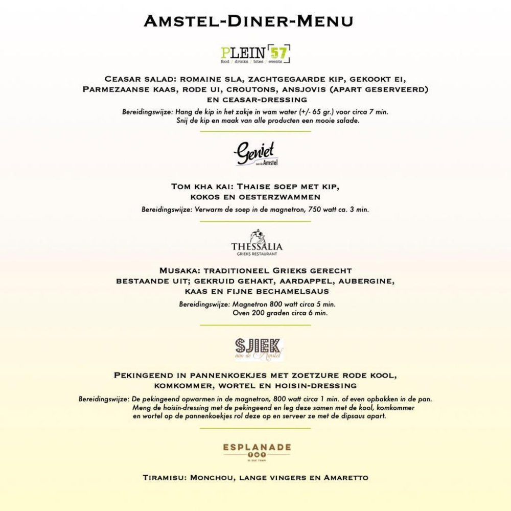 Amstel Taste-Box (voor vrijdag 18:00 uur bestellen)