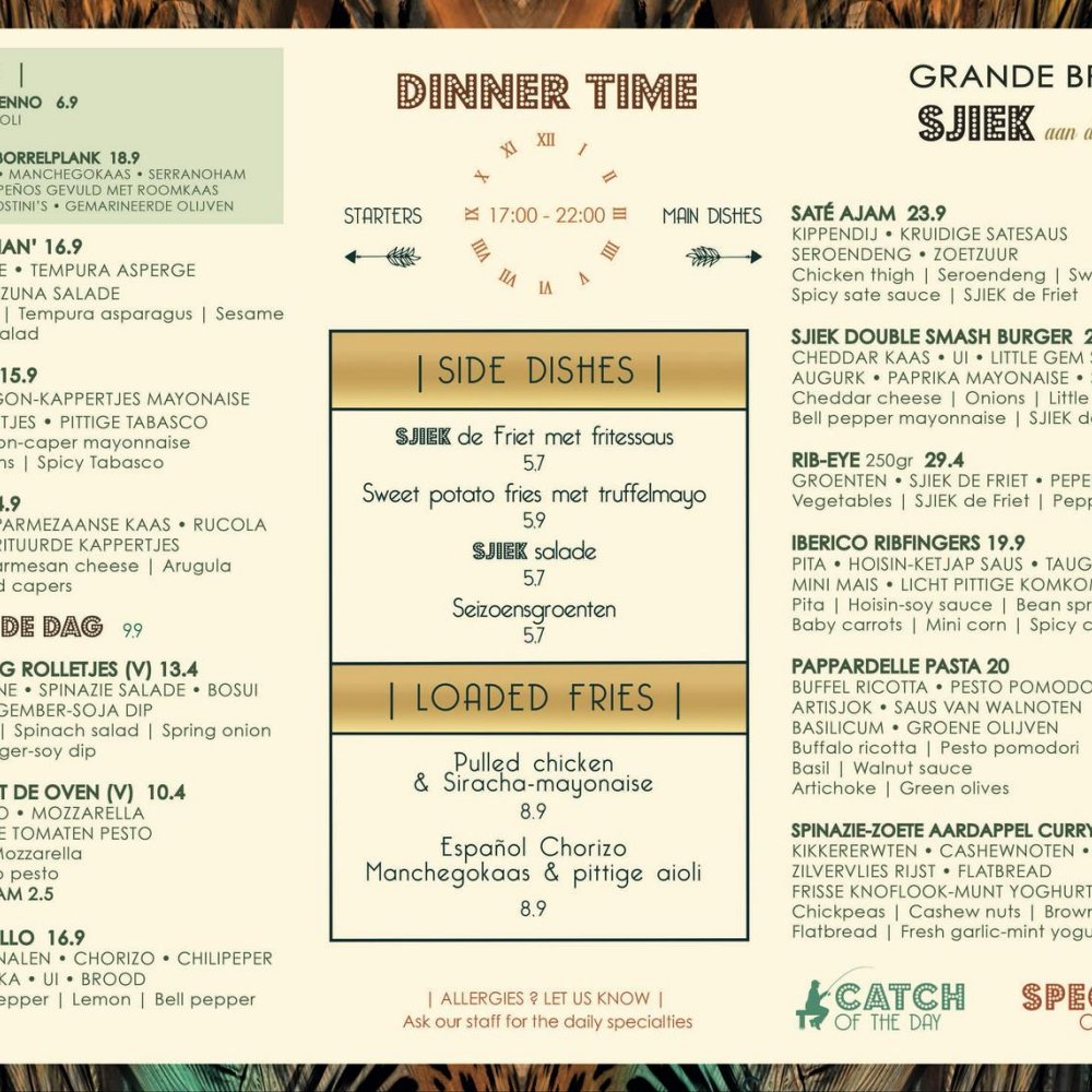 Dinnermenu