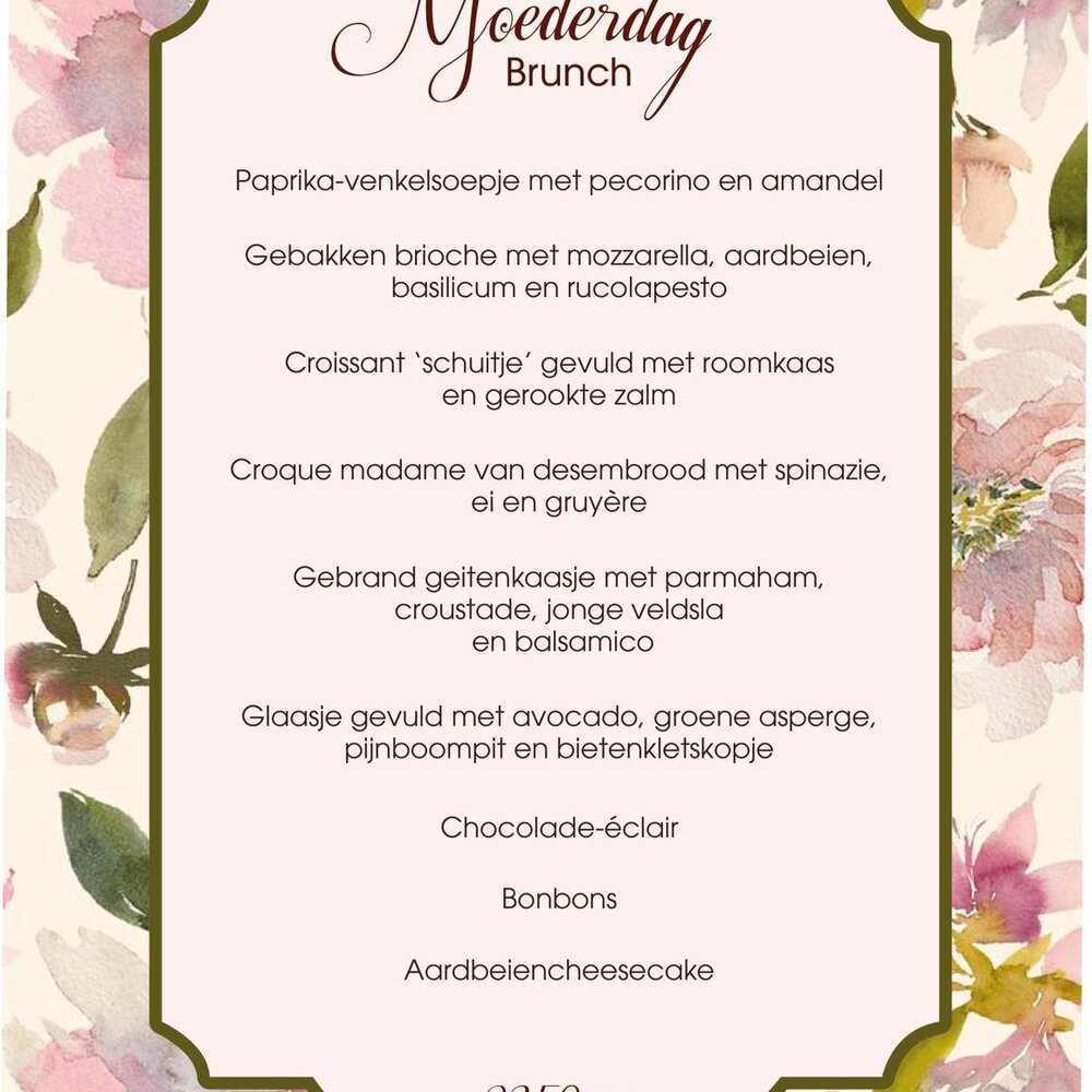 Moederdag Brunch - Zondag 11 mei 2025