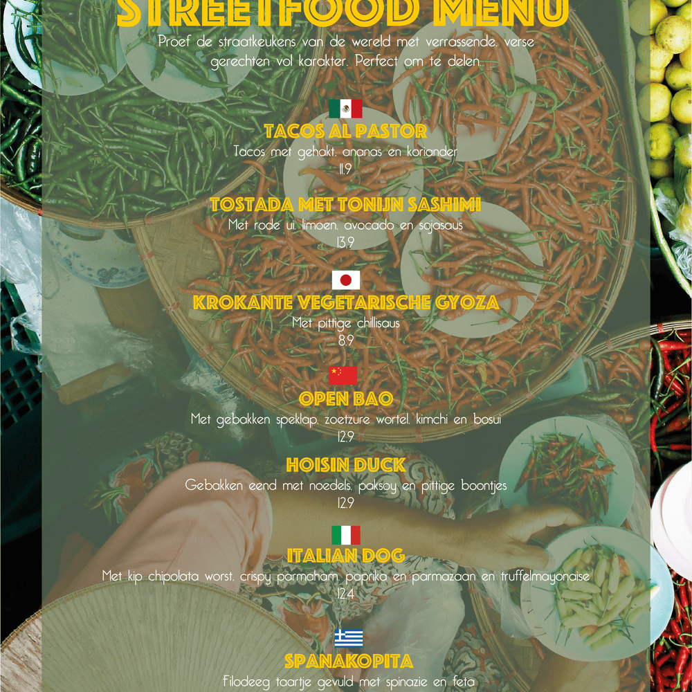 Streetfoodfestival - 20 t/m 31 augustus 2025