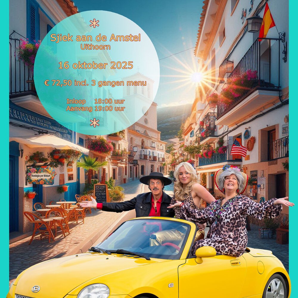Theaterdinnershow 'Heimwee naar Mokum' - 16 oktober 2025